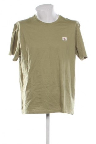 Pánske tričko  Calvin Klein Jeans, Veľkosť XL, Farba Zelená, Cena  28,95 €