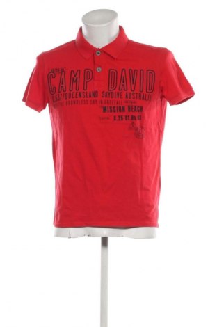 Pánské tričko  Camp David, Velikost M, Barva Červená, Cena  606,00 Kč