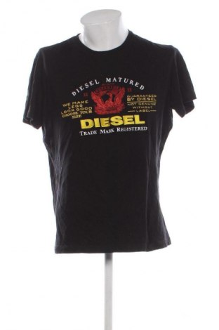 Męski T-shirt Diesel, Rozmiar 3XL, Kolor Czarny, Cena 200,99 zł