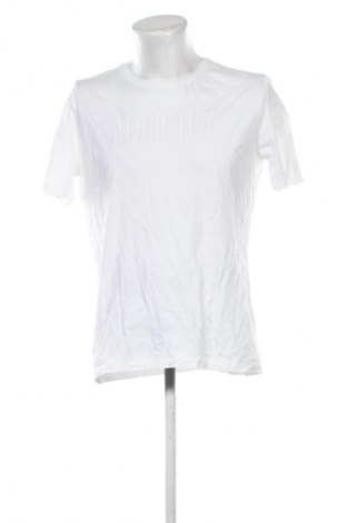 Męski T-shirt H.E. By Mango, Rozmiar L, Kolor Biały, Cena 107,01 zł