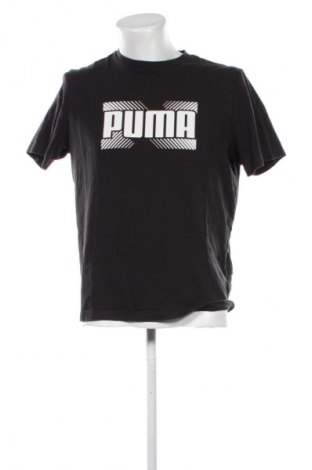 Мъжка тениска PUMA, Размер L, Цвят Черен, Цена 27,37 лв.