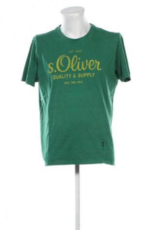 Férfi póló S.Oliver, Méret XL, Szín Zöld, Ár 3 128 Ft