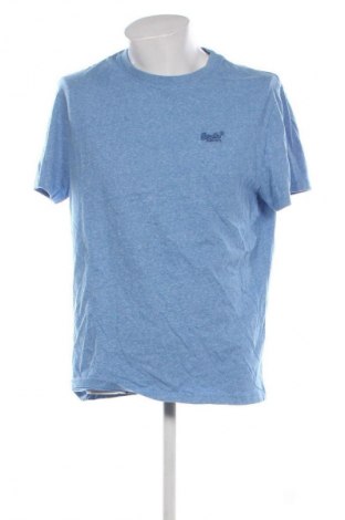 Męski T-shirt Superdry, Rozmiar XL, Kolor Niebieski, Cena 107,99 zł