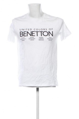 Pánske tričko  United Colors Of Benetton, Veľkosť M, Farba Biela, Cena  7,67 €
