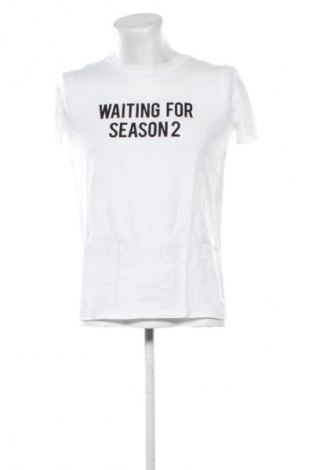 Herren T-Shirt Zara, Größe S, Farbe Weiß, Preis € 8,23