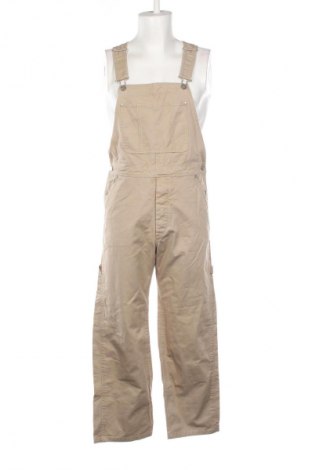 Мъжки дълъг гащеризон H&M, Размер M, Цвят Бежов, Цена 39,00 лв.