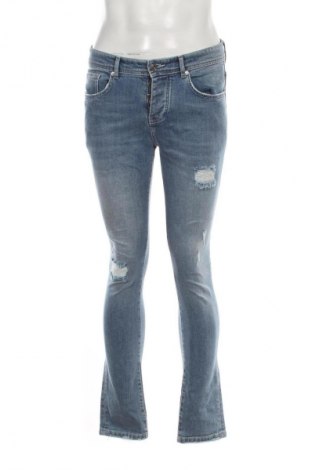 Мъжки дънки Bershka, Размер S, Цвят Син, Цена 22,99 лв.