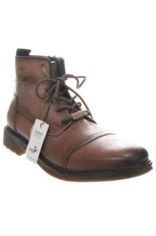 Мъжки обувки Bugatti, Размер 46, Цвят Кафяв, Цена 177,99 лв.