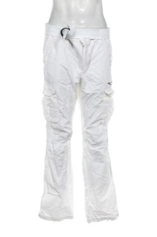 Męskie spodnie Clockhouse, Rozmiar L, Kolor Biały, Cena 38,99 zł