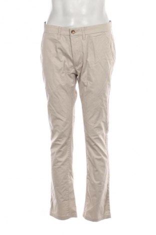Ανδρικό παντελόνι Dressmann, Μέγεθος L, Χρώμα  Μπέζ, Τιμή 24,55 €