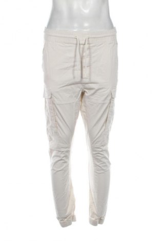 Pantaloni de bărbați H&M, Mărime M, Culoare Ecru, Preț 46,99 Lei