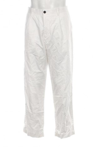 Męskie spodnie H&M, Rozmiar XL, Kolor Biały, Cena 35,99 zł