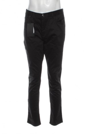 Мъжки панталон Zara, Размер L, Цвят Черен, Цена 33,99 лв.