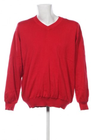 Herrenpullover Backtee, Größe 3XL, Farbe Rot, Preis 31,82 €