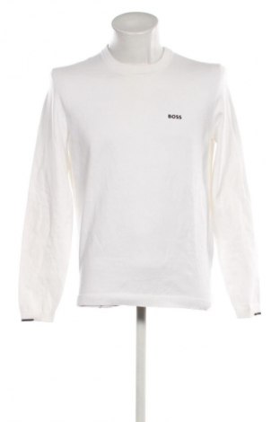 Ανδρικό πουλόβερ Boss Green, Μέγεθος M, Χρώμα Εκρού, Τιμή 157,99 €