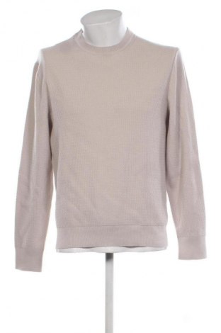 Pulover de bărbați Calvin Klein Jeans, Mărime M, Culoare Bej, Preț 634,99 Lei