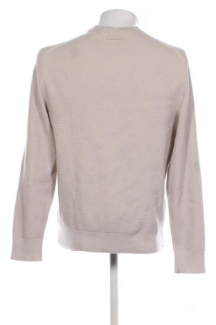 Pulover de bărbați Calvin Klein Jeans, Mărime M, Culoare Bej, Preț 634,99 Lei