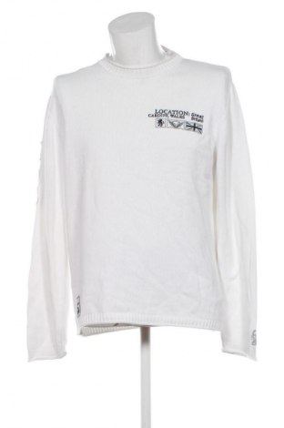 Herrenpullover Camp David, Größe L, Farbe Weiß, Preis 22,99 €