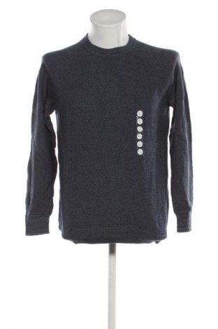 Ανδρικό πουλόβερ Dressmann, Μέγεθος L, Χρώμα Μπλέ, Τιμή 17,99 €