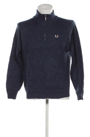 Herrenpullover Fred Perry, Größe L, Farbe Blau, Preis € 43,99