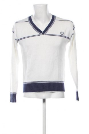Herrenpullover Fred Perry, Größe L, Farbe Weiß, Preis 25,06 €