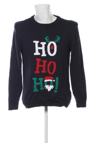 Męski sweter Kiabi, Rozmiar XL, Kolor Niebieski, Cena 80,37 zł