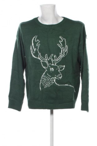 Herrenpullover Manfinity, Größe M, Farbe Grün, Preis 24,55 €