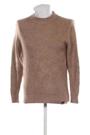 Męski sweter Pull&Bear, Rozmiar S, Kolor Brązowy, Cena 45,99 zł