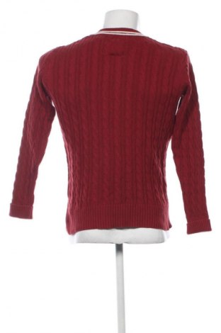 Herrenpullover Retro Jeans, Größe L, Farbe Rot, Preis 24,55 €