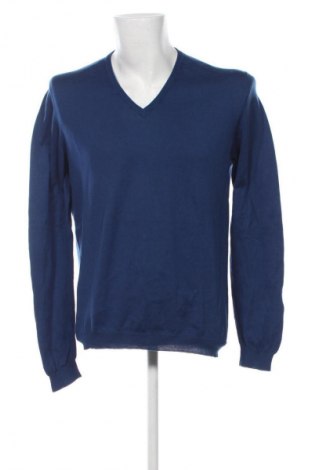 Herrenpullover Roberto Collina, Größe L, Farbe Blau, Preis 50,64 €