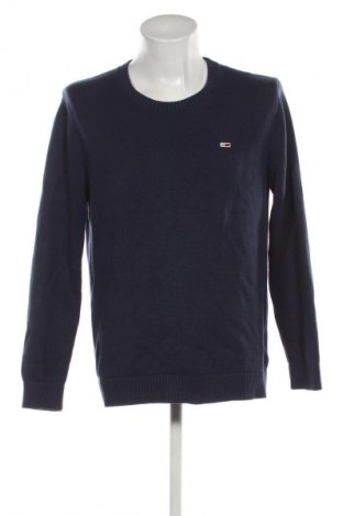 Férfi pulóver Tommy Jeans, Méret L, Szín Kék, Ár 26 699 Ft