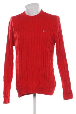 Pánský svetr  Tommy Jeans, Velikost M, Barva Červená, Cena  1 329,00 Kč