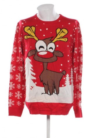 Ανδρικό πουλόβερ Unbranded, Μέγεθος XL, Χρώμα Κόκκινο, Τιμή 12,99 €