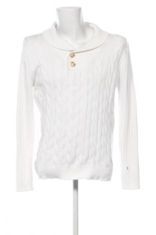 Herrenpullover Unbranded, Größe L, Farbe Weiß, Preis 17,80 €