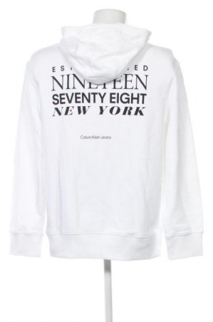 Herren Sweatshirt Calvin Klein Jeans, Größe XL, Farbe Weiß, Preis € 79,99