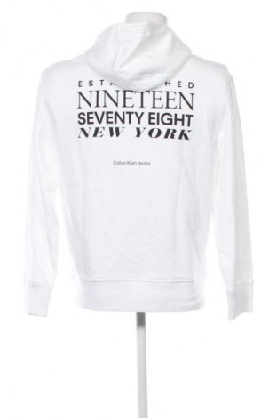 Hanorac de bărbați Calvin Klein Jeans, Mărime S, Culoare Alb, Preț 185,99 Lei