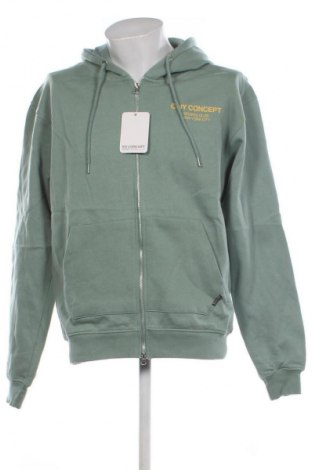 Férfi sweatshirt NY Concept, Méret M, Szín Zöld, Ár 23 839 Ft
