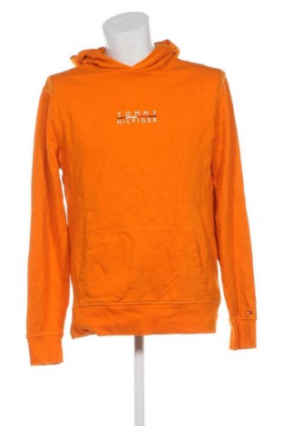 Мъжки суитшърт Tommy Hilfiger, Размер XL, Цвят Оранжев, Цена 82,99 лв.