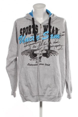 Pánská mikina  Uncle Sam, Velikost 5XL, Barva Šedá, Cena  969,00 Kč