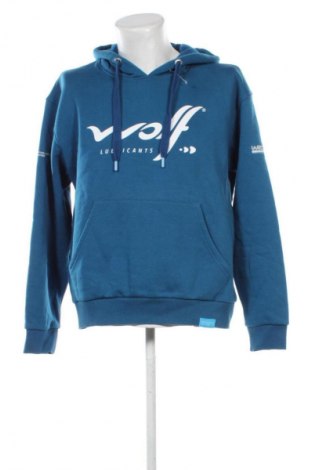 Hanorac de bărbați Wolf, Mărime XL, Culoare Albastru, Preț 102,63 Lei