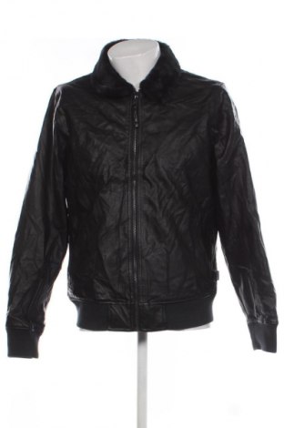 Herren Lederjacke Hollister, Größe L, Farbe Schwarz, Preis 219,99 €
