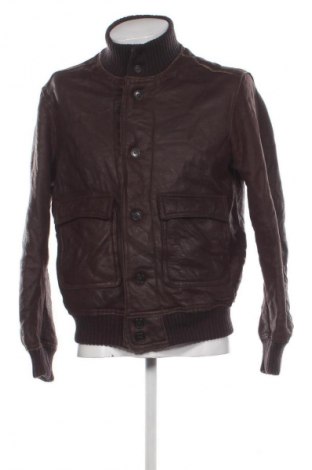 Geacă de piele pentru bărbati Jey Cole Man, Mărime S, Culoare Maro, Preț 719,99 Lei