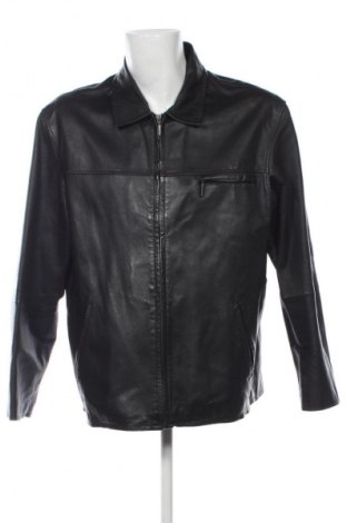 Męska skórzana kurtka Mangoon, Rozmiar XXL, Kolor Czarny, Cena 245,98 zł