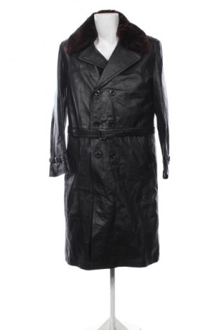 Мъжко кожено яке Unbranded, Размер XL, Цвят Черен, Цена 107,00 лв.