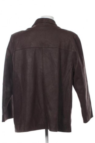 Geacă de piele pentru bărbati Unbranded, Mărime 5XL, Culoare Maro, Preț 368,42 Lei