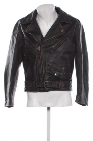 Ανδρικό δερμάτινο μπουφάν Unbranded, Μέγεθος S, Χρώμα Μαύρο, Τιμή 66,99 €