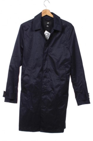 Męski płaszcz H&M, Rozmiar XS, Kolor Niebieski, Cena 179,25 zł