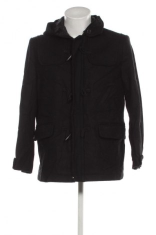 Мъжко палто Zara, Размер XL, Цвят Черен, Цена 40,90 €