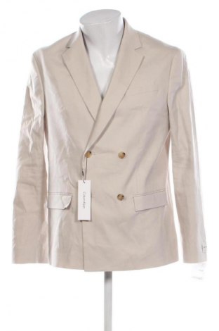 Męska marynarka Calvin Klein, Rozmiar L, Kolor Beżowy, Cena 944,99 zł