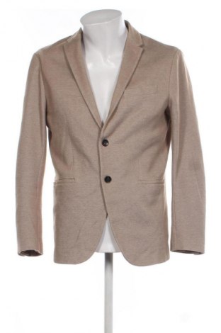 Herren Sakko Zara, Größe L, Farbe Beige, Preis € 10,99
